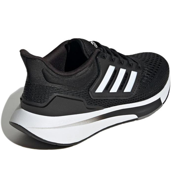 Adidas EQ21 Run Black White Grey Женские кроссовки Core-Black Cloud-White Grey-Four GY2207