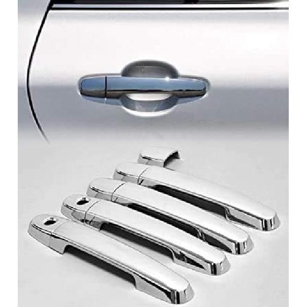 Chrome Side Door Handle Cover Trims Fit for 2002-2006 Toyota Camry / 2003-2011 Corolla / 2001-2007 Highlander / 2002-2011 Matrix / 2006-2009 Prius /
