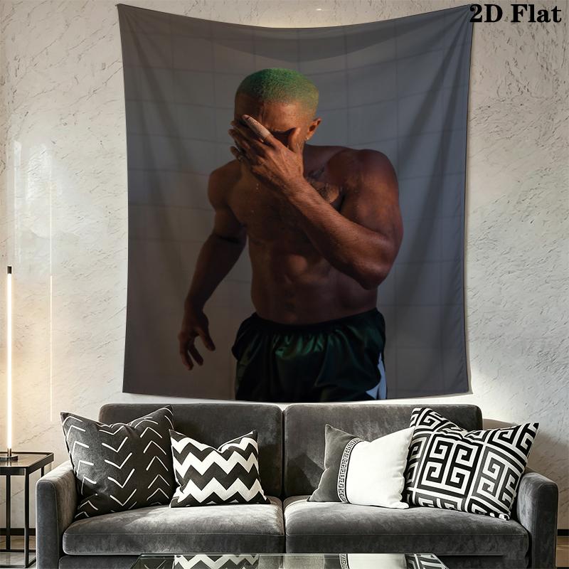 Frank Ocean Wall Tapestry Aesthetic Wall Hanging Printed Fabric Blanket Decorative Tapestries for Bedroom Living Room Home Decor