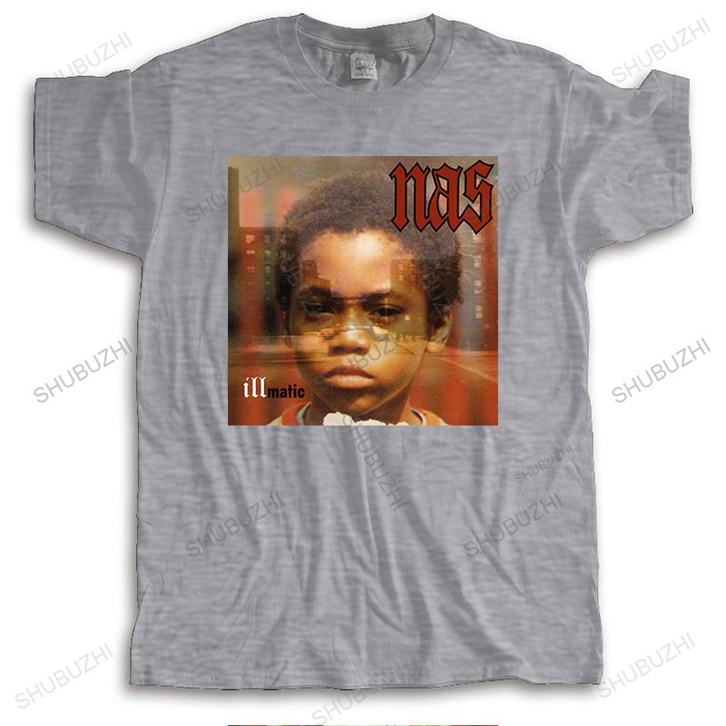 Custom NAS Illmatic Album Cover HipHop Graphic teeShirt Gift for Unisex Women Girls Unisex oneck streetwear summer cool TShirt