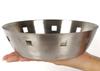 Trifri Stainless Steel Round Platter Basket For Chapathi, Naan Serving Bread Meal Tableware Steel Bread Basket For Serving