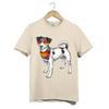 Funky Pup T Shirt Unisex Cool Dog Sunglasses Rainbow Bandana Pet Graphic Gift