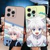 Милый Мягкий Чехол для Телефона Hunter X-Hunters для iPhone 16 16E 17 Air 15 Pro Max 14 Plus 13 Mini 11 12 7 Черный Задний Корпус