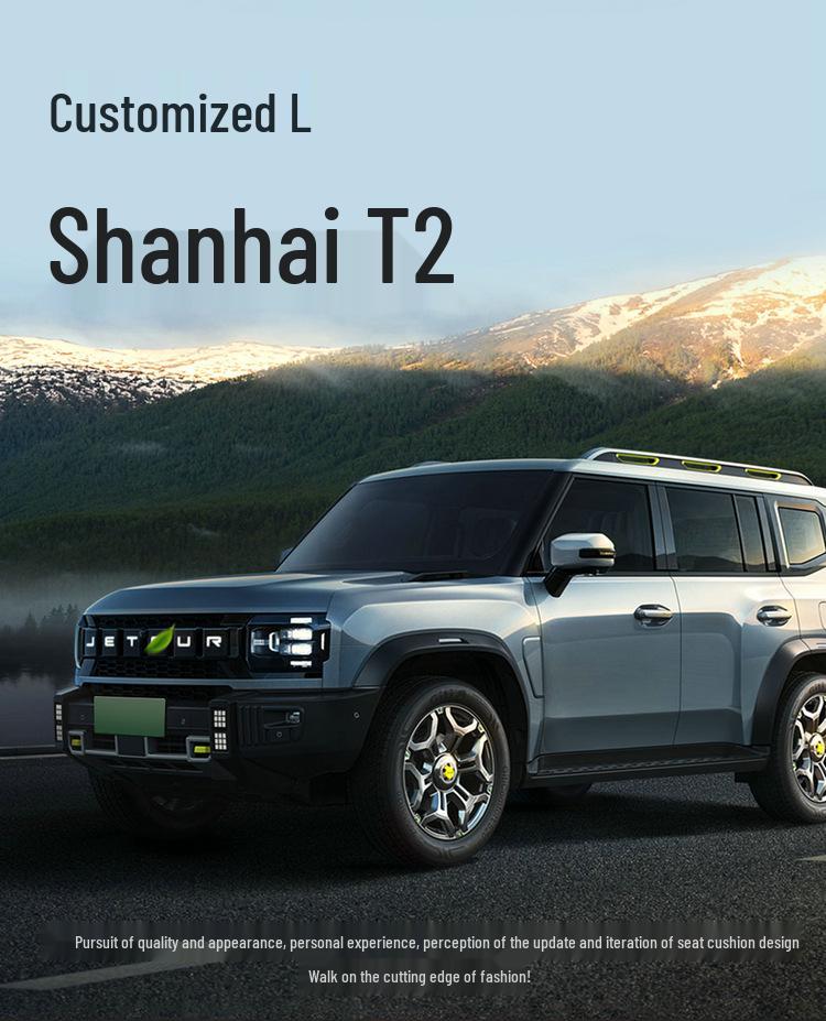 Jetour Shanhai T2 Пятиместная подушка на сиденье автомобиля из натуральной кожи - Новая модель, на все сезоны.