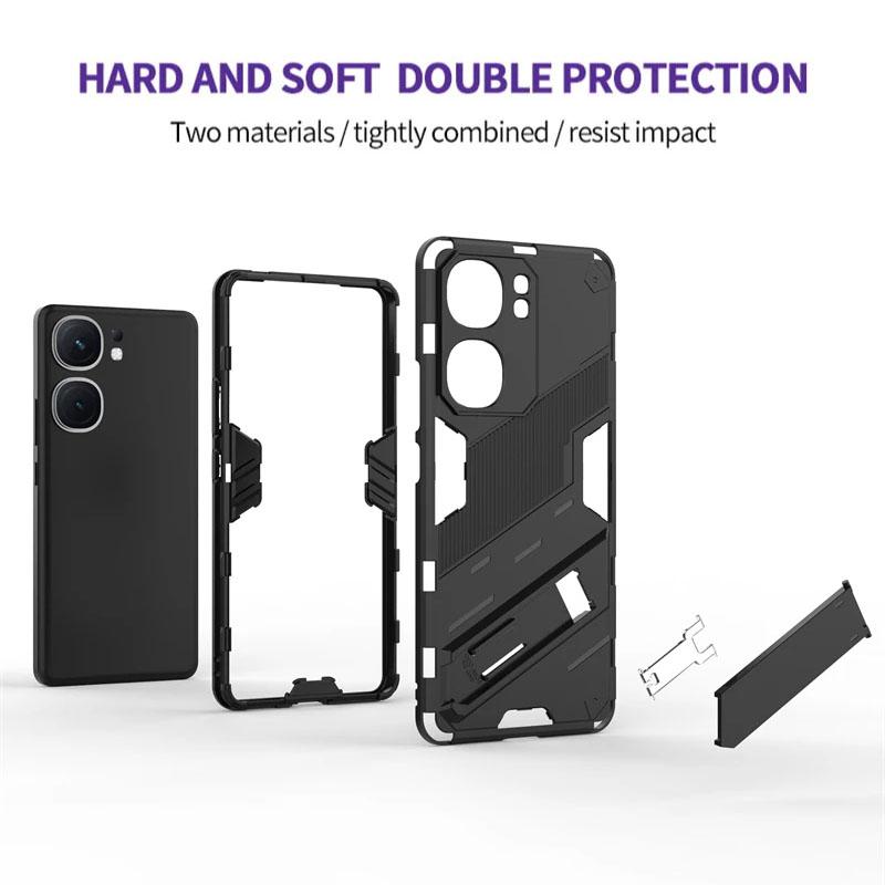 Для Vivo iQOO Neo9 Neo 9 Pro 5G Armor противоударный чехол для телефона задняя крышка магнитная подставка анти-падение защитные чехлы