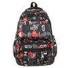 Large Capacity Graffiti Print School Bag Student Backpack Women Men Travel Backpack