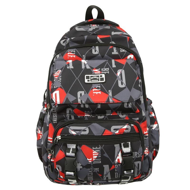 Large Capacity Graffiti Print School Bag Student Backpack Women Men Travel Backpack