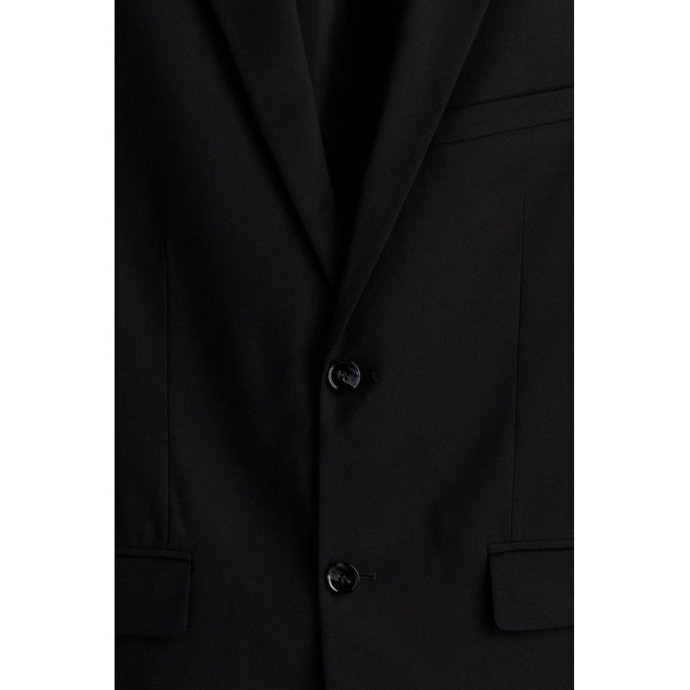 Куртка HM slim fit черного цвета