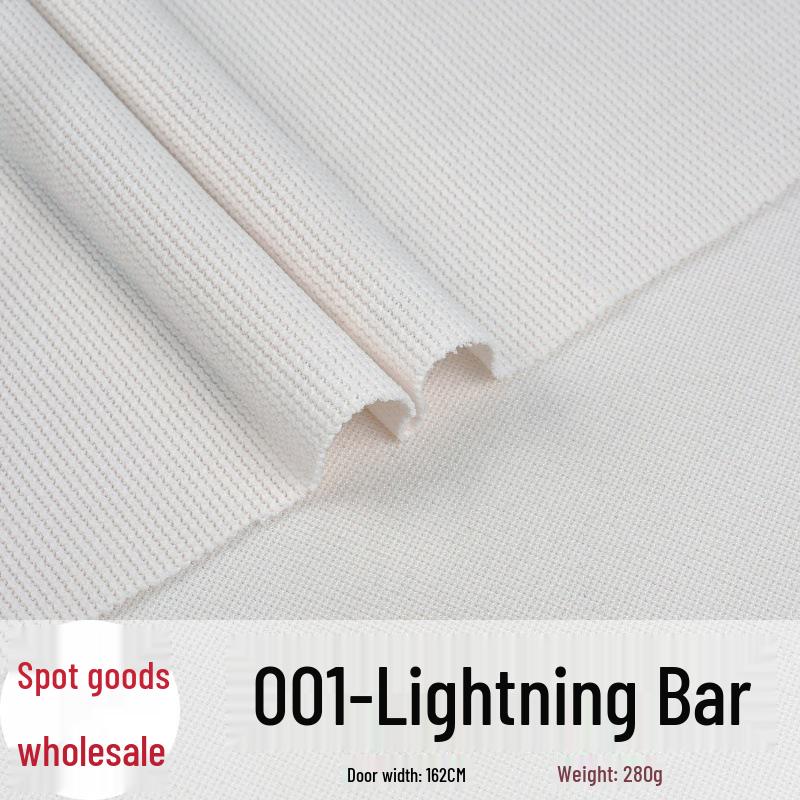 Вафельное полотно Lightning Stripe 280 г для сумок для украшений, домашнего текстиля и одежды.