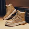Зимние ботинки, мужские повседневные высокие туфли, кроссовки, мотоциклетные римские ботильоны, мужские уличные кроссовки в британском стиле, панк Botas Hombre