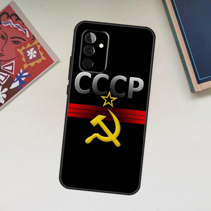 USSR Flag Soviet Union Case For Samsung Galaxy A13 A53 A33 A23 A06 A56 A16 A36 A55 A35 A17 A54 A34 A14 A52 A32 A15