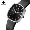 WWOOR элегантные женские новые часы с маленьким квадратным циферблатом, кварцевые водонепроницаемые изысканные винтажные женские часы с ремешком