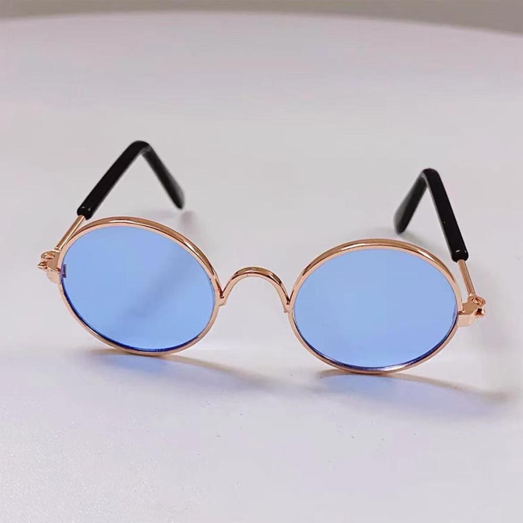 Солнцезащитные очки для питомцев в круглой оправе - Модные ретро очки для собак и кошек