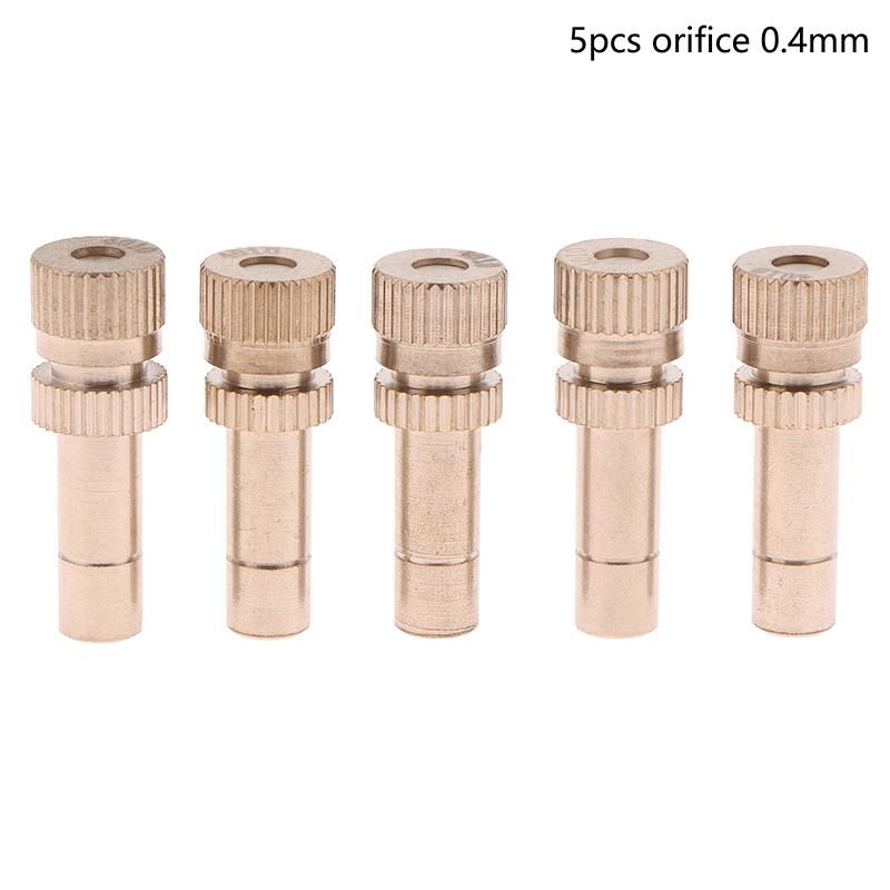 5 шт. 6 мм быстроразъемный распылитель тумана, распыляющая насадка для туманообразования, садовый дождеватель для полива водой, для системы охлаждения туманом