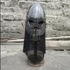 Medieval Viking Warrior Helmet Battle Ready Norman Helmet Hand Forged Steel Helmet With Chain Mail Nasal Norse Helmet Gift Items