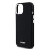Dkny Dkhmp15Ssmchlk Iphone 15 / 14 / 136.1 Czarny/Black Hardcase Liquid Silicone Small Metal Logo Magsafe