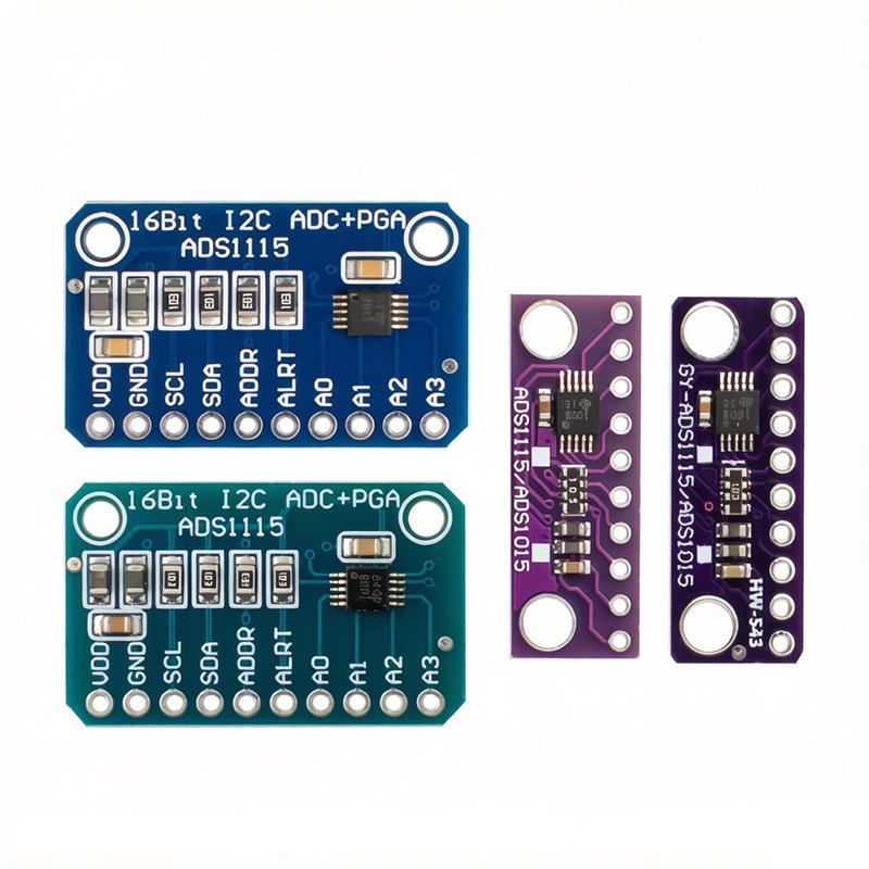 ADS1111 ADS1111 Модуль АЦП 16-бит 11-бит 1-канальный I2C Аналого-цифровой преобразователь PGA с регулируемым усилением Плата датчика для Arduino