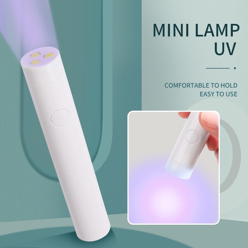 Ручная лампа для хранения энергии на талии для ногтей, мини-лампа для светотерапии, лампа для ногтей, круглая лампа с надписью, зарядка