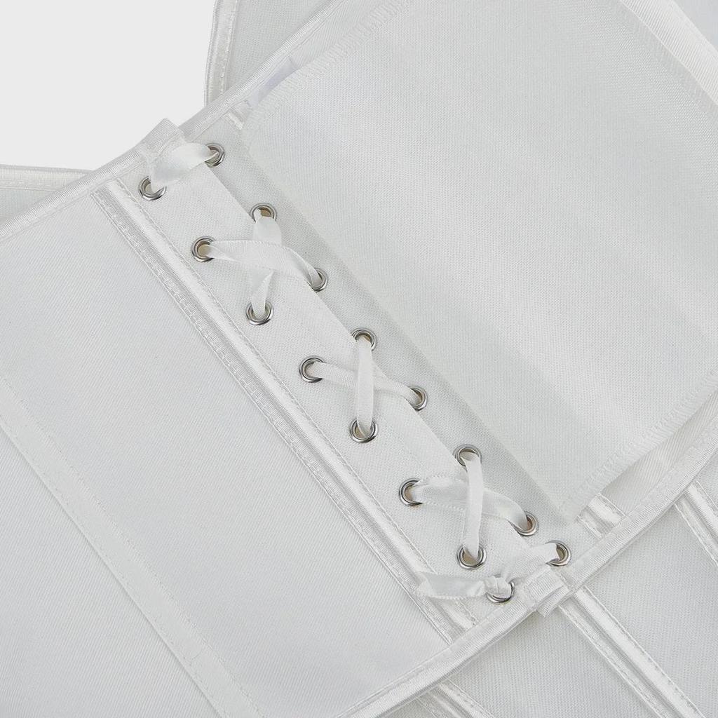 Милый сетчатый корсет-труба в форме сердца с открытыми плечами