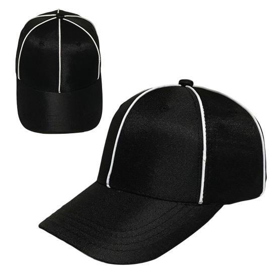 Бейсболка Coach Контрастного цвета Длинный козырек Застежка на липучке Регулируемое Отверстие для хвостика Солнцезащитная Моющаяся Спортивная Тренировочная Судейская Шляпа Головной убор