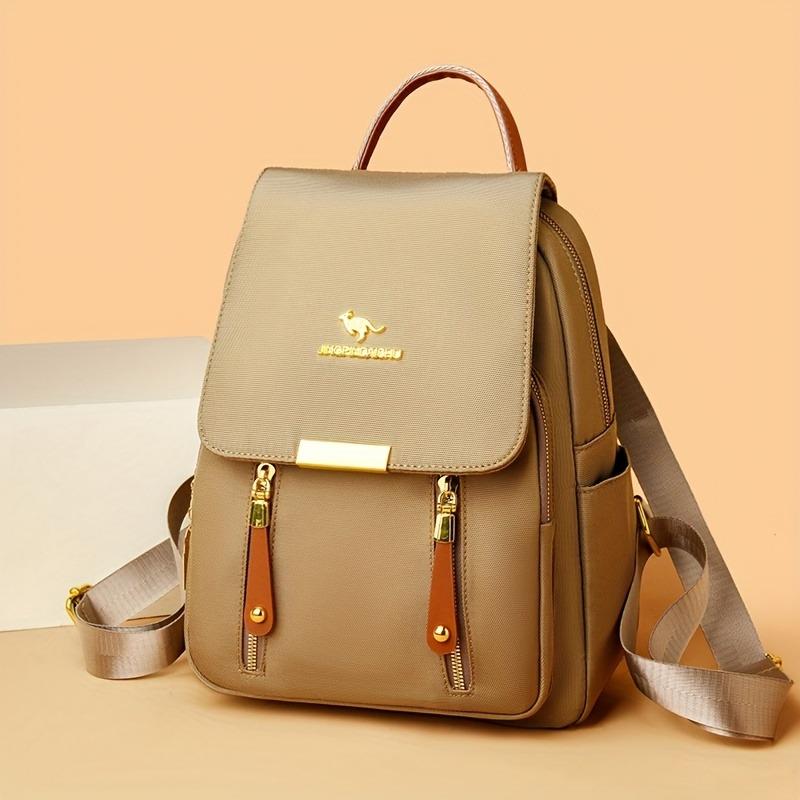 Стильный Универсальный Женский Рюкзак Многокарманная Сумка для Ноутбука с Верхней Ручкой Идеально Подходит для Школы, Путешествий и Повседневного Использования