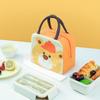 Portable Fridge Thermal Bag Lunch Box Container with Handle Zipper Closure Waterproof Lunch Box Tote Cooler Bag Pouch