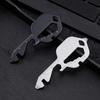1pc Key Shape Stainless Steel Screwdriver Hexagonal Wrench Bottle Opener Key Chain Small Tool Outdoor Travel Family Good Tool Portable