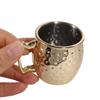 Russia Moscow Mule Mug Wine Cup Beer Cup Party Supplies Stainless Steel Cup  Bar