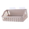 Holder Shower Basket Kitchen Bathroom - White
