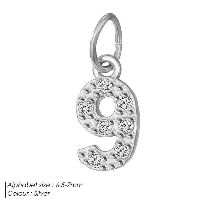 Европейская и американская подвеска-буква из нержавеющей стали, полностью инкрустированная бриллиантами, с вариантами ожерелья и браслета из циркония для самостоятельной сборки