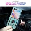 For Samsung Galaxy Z Flip7 5G Case TPU + PC Phone Cover with Ring Kickstand Drop Protection