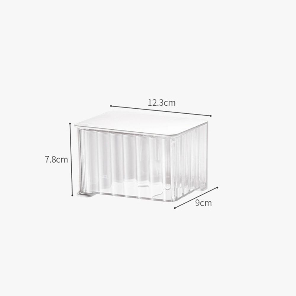 Прозрачный ящик для хранения, подвесной органайзер под стол, модные коробки для хранения мелочей