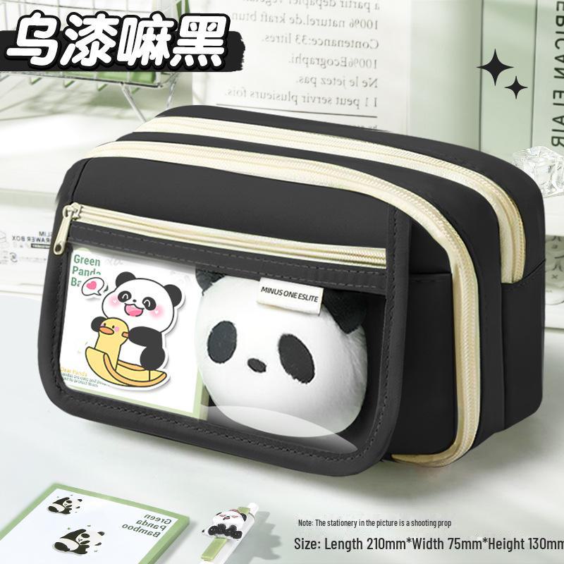 Пенал большой вместимости «Панда» 2024 года для девочек и мальчиков — подходит для учеников начальной и средней школы