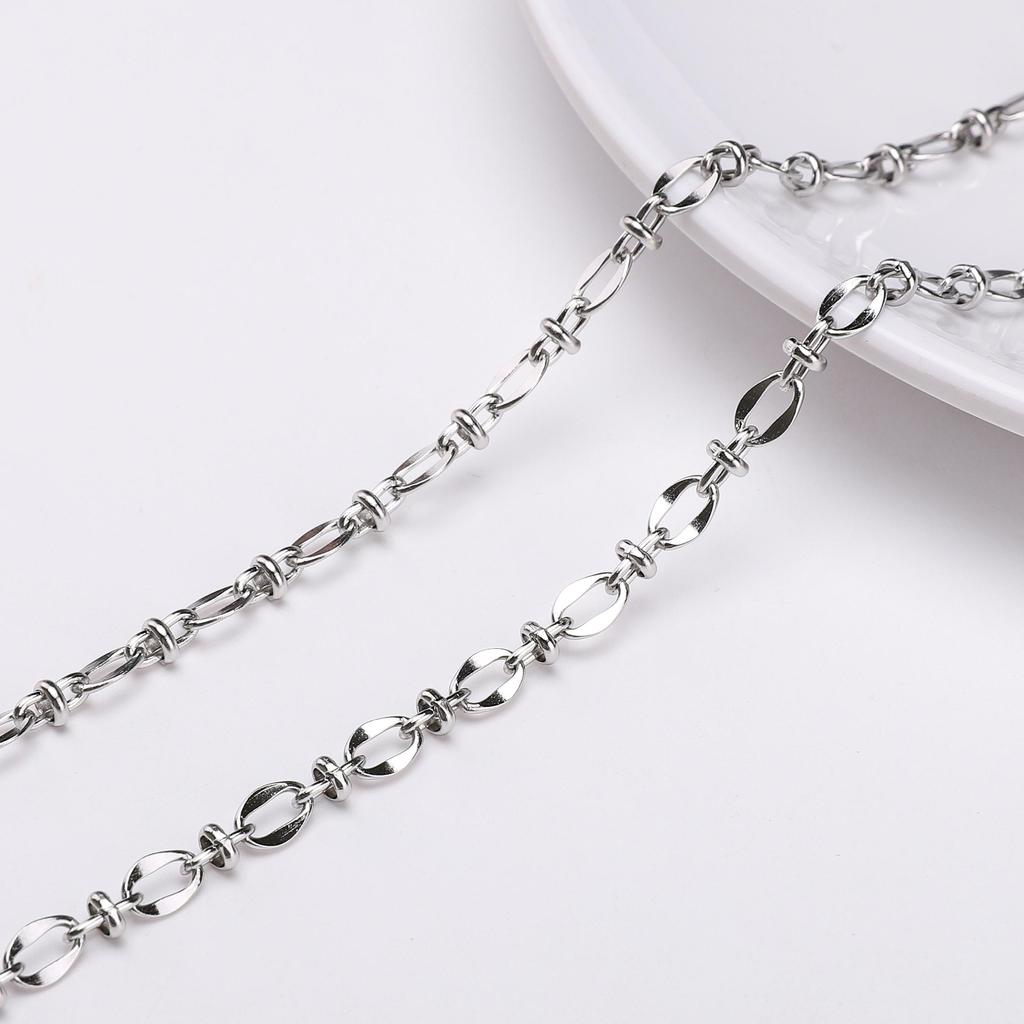1 метр панк-цепи из нержавеющей стали для изготовления украшений своими руками - Прочная и устойчивая к коррозии