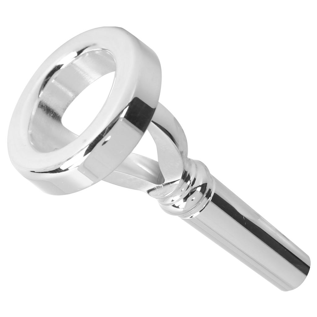 Tuba Mouthpiece Trainer Exercising Mouth Thick Silver Coating Musical Instrument Equipment