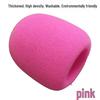 U-Shaped Thickened Microphone Sponge Cover: Reusable, Dustproof, Anti-Spray Protection for Stage, Home, and KTV Use.