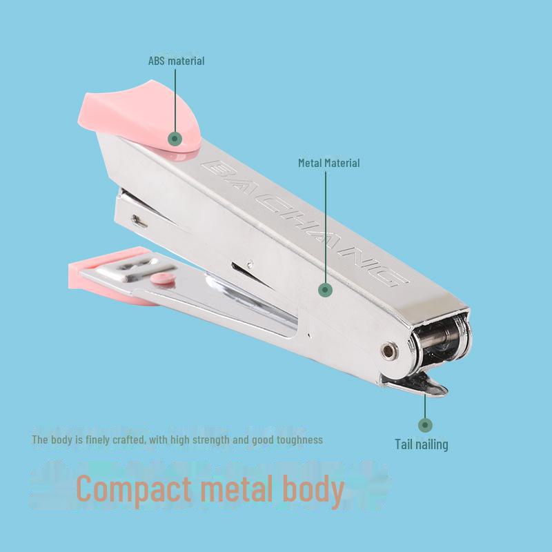 Мини-цветной степлер для макарон: Портативный, экономичный, симпатичный степлер для студентов