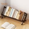Book Shelf Storage Rack High Stability Smooth Edge Burr Free Easy Installation Magazine Book Display Shelf Desktop Organizer