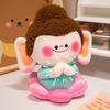 Xiaohongshu Same Lotus Buddha Plush Toy Cute Cartoon Buddha Doll Room Decoration Student Gift