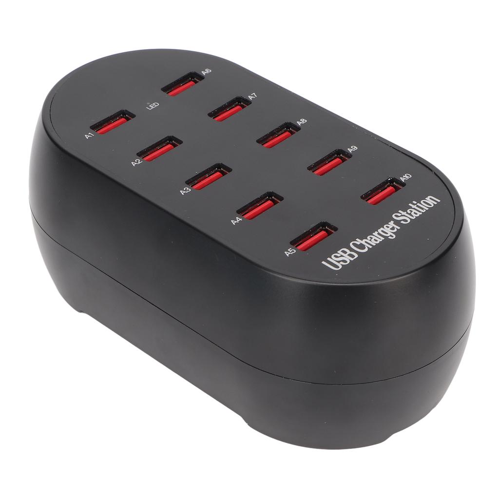 USB зарядная станция 10 портов небольшой настольный USB концентратор быстрой зарядки для отеля дома дорожная вилка