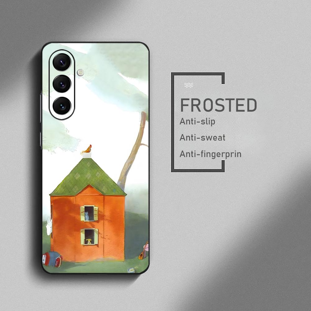 Lizbeth Zwerger Art Draw Phone Case For Samsung Galaxy S26 S25 S24 S23 S22 S21 Plus Ultra Note20 Soft Black