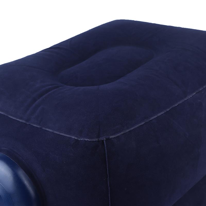 Надувная подушка-подставка для ног ПВХ Полет Сон Подставка для ног Подушка для отдыха 3 слоя Регулируемая высота Автобус для путешествий Автомобиль Подушка для отдыха ног