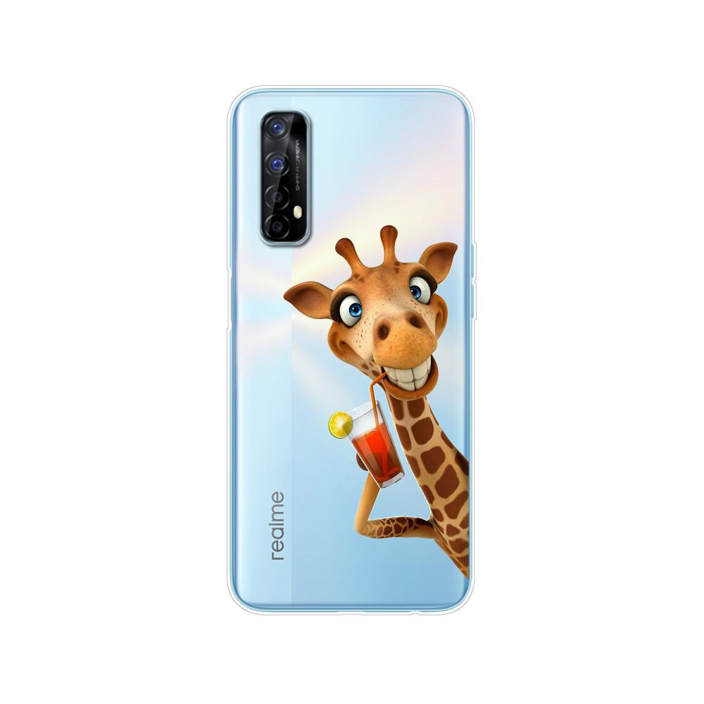 Чехол для Realme 7 для OPPO Realme 7 Pro, противоударный мягкий силиконовый чехол из ТПУ для задней панели телефона Realme7 7Pro, чехол-бампер, чехол