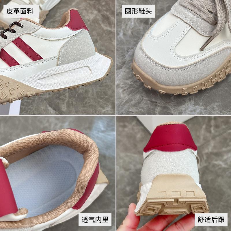 Ins корейская версия новой женской обуви Forrest Gump для весны 2025 года, студенческая спортивная платформа, увеличивающая рост, повседневная обувь для женщин JCF-2608