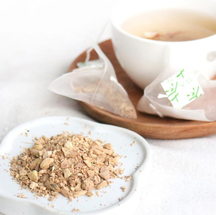 Премиальный корейский имбирный чай в пакетиках – 20 пакетиков, настоящий травяной оздоровительный напиток