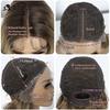 Noble Synthetic Lace Front Wig Body Wave Wig 14 Inch Middle Part Lace Wigs For Women Lace Front Wig Ombre Blonde Golden Wig