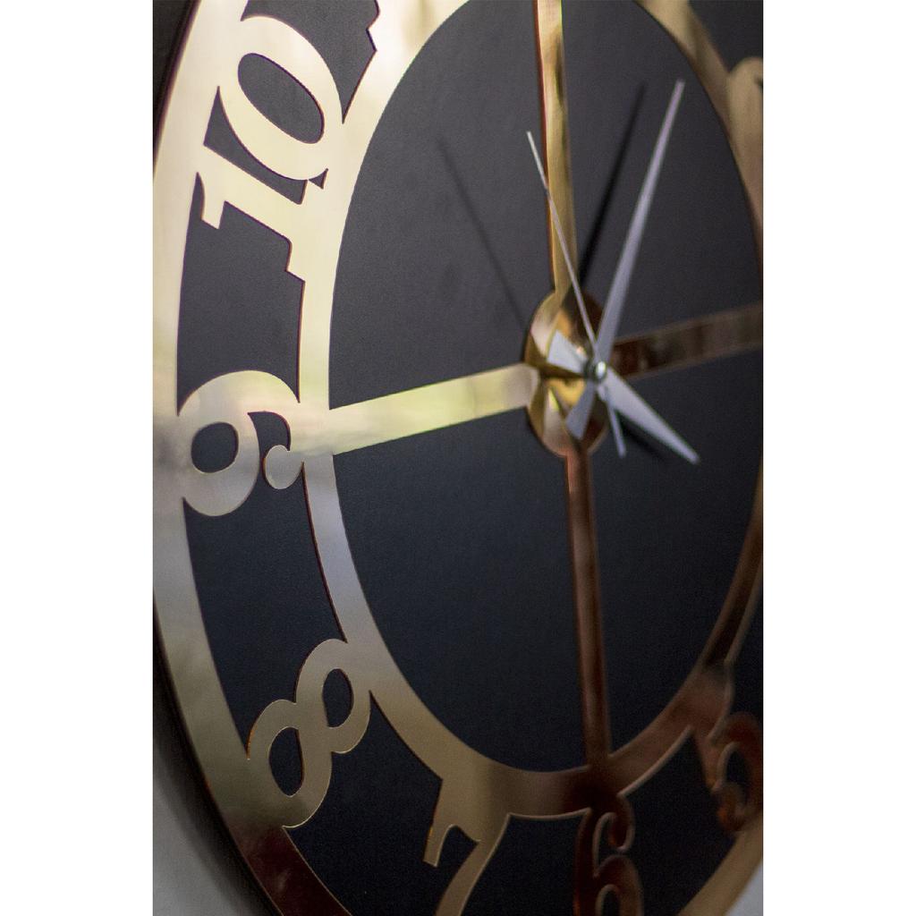 Роскошные настенные часы 60x60 см, стильное золотое оргстекло, декоративные турецкие цифры, декор для домашнего офиса