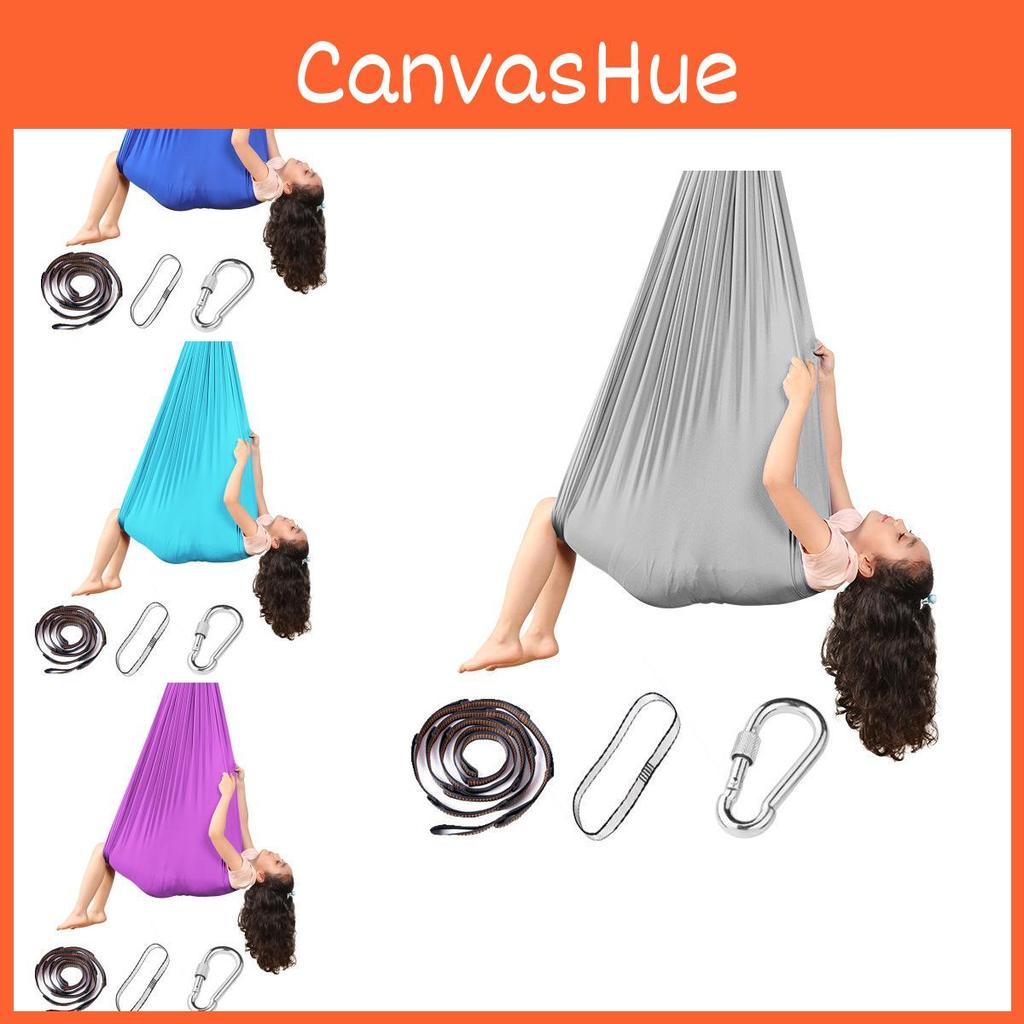 Премиальная ткань Детский гамак-качели для помещений и улицы Сенсорное тренировочное кресло