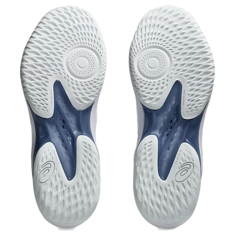 Asics Gelhoop V17 Удобные Универсальные Низкие Баскетбольные Кроссовки Унисекс Белый Синий 1063A097-102