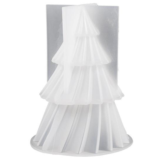 Yousheng Christmas Tree Silicone Candle Mold Food Grade Heat-Resistant Non-stick Easy Demolding DIY 3D Craft Mold